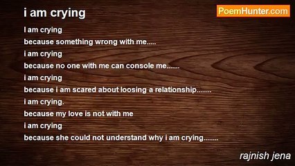 rajnish jena - i am crying