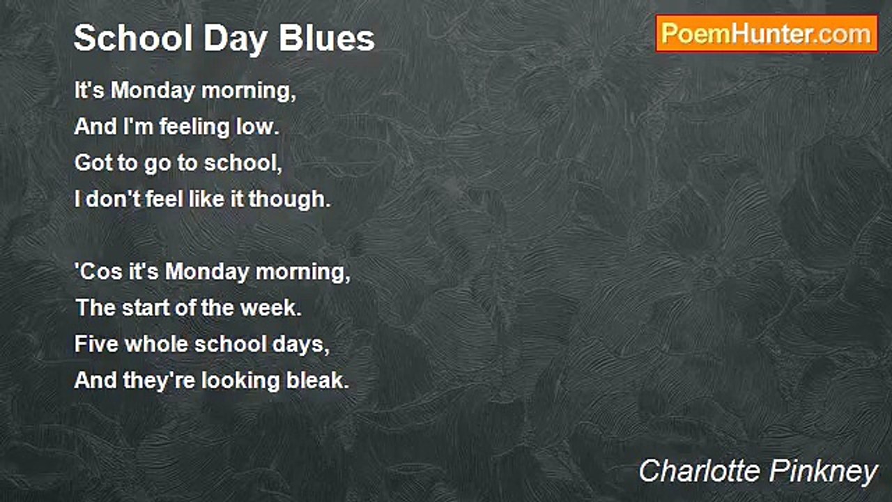 Charlotte Pinkney - School Day Blues