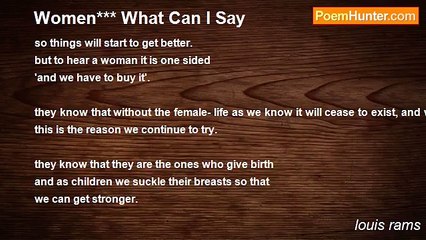 louis rams - Women*** What Can I Say