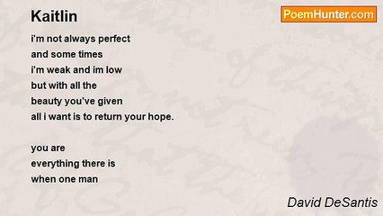 David DeSantis - Kaitlin