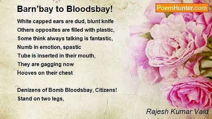 Rajesh Kumar Vaid - Barn’bay to Bloodsbay!