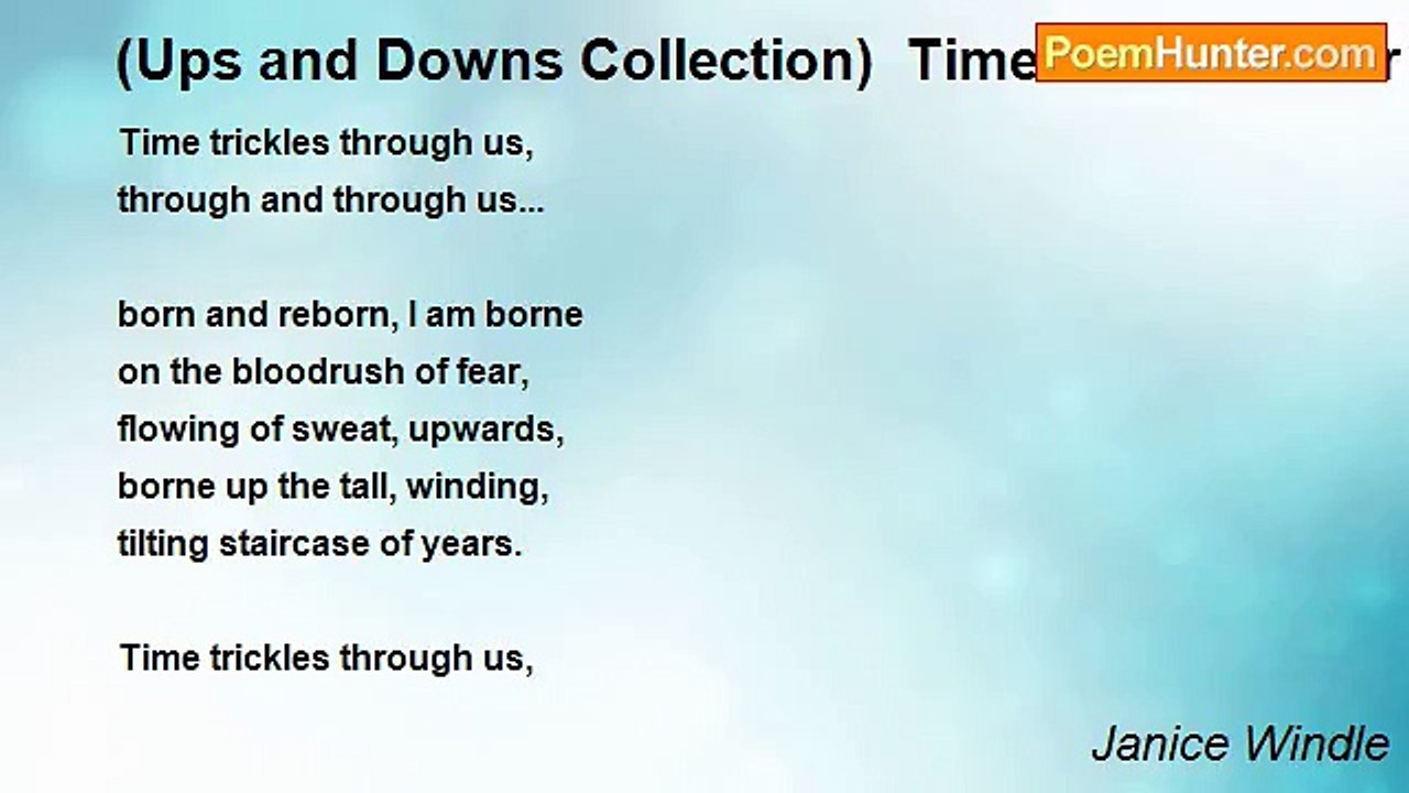 Janice Windle - (Ups and Downs Collection)  Time is the Master