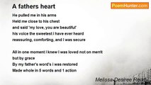 Melissa Desiree Reddy - A fathers heart