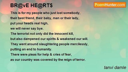 tanvi damle - BR@vE HE@RT$