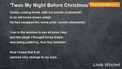 Linda Winchell - 'Twas My Night Before Christmas'