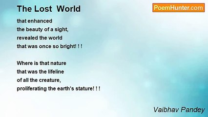 Vaibhav Pandey - The Lost  World