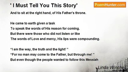Linda Winchell - ' I Must Tell You This Story'