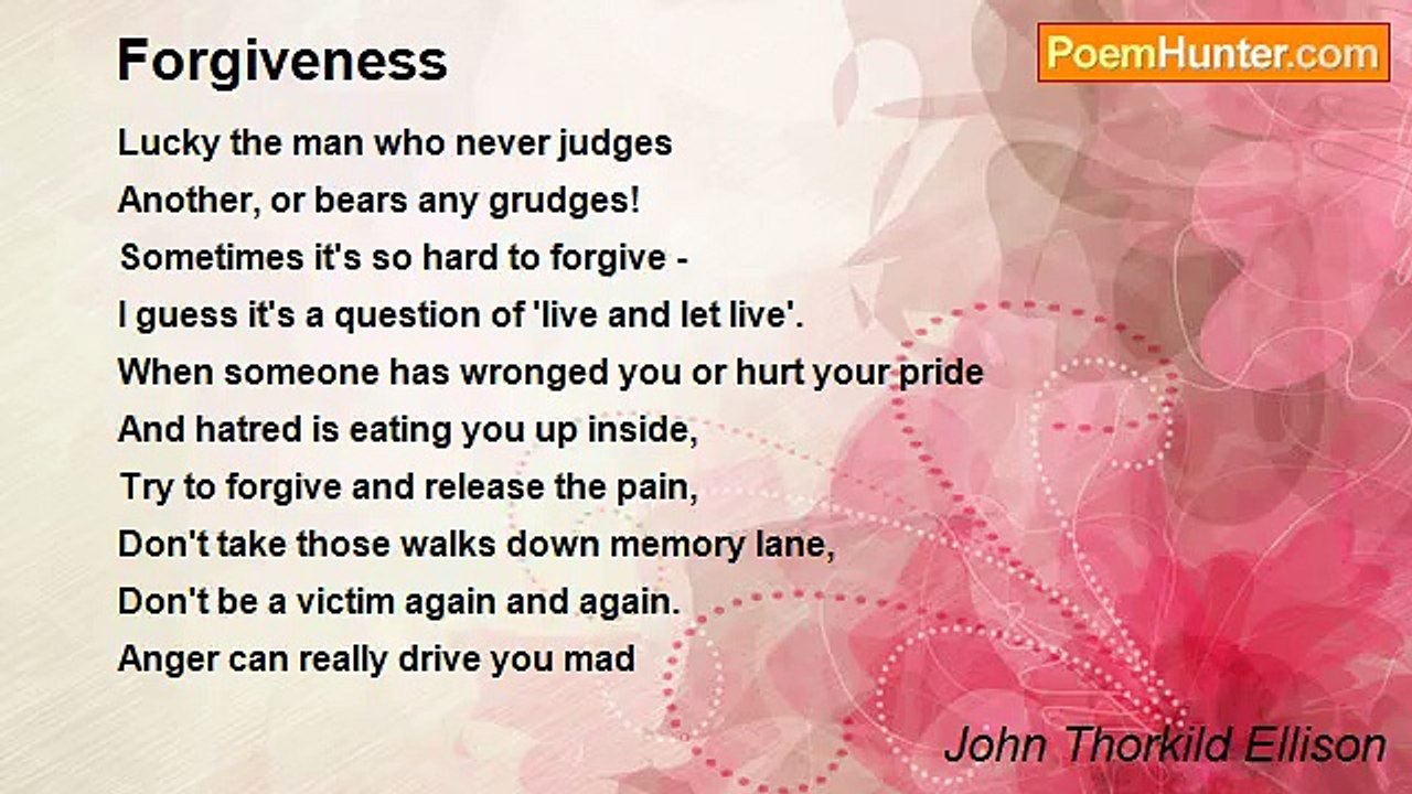 John Thorkild Ellison - Forgiveness
