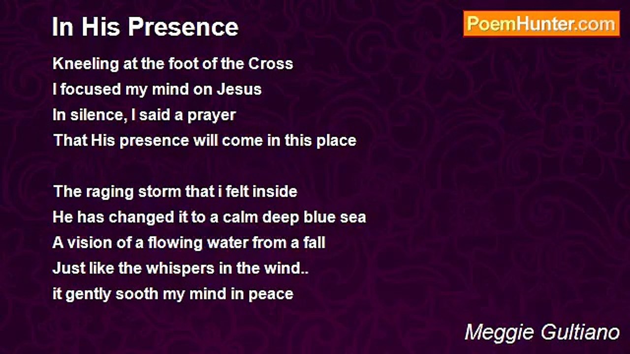 Meggie Gultiano - In His Presence