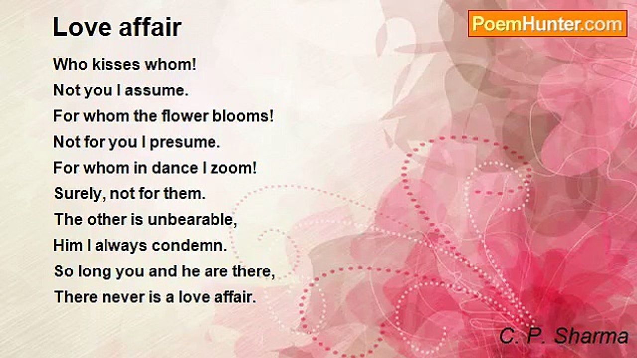 C. P. Sharma - Love affair
