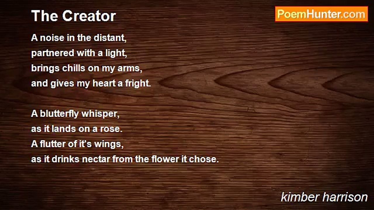 kimber harrison - The Creator