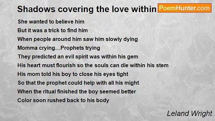 Leland Wright - Shadows covering the love within the Sun