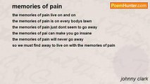 johnny clark - memories of pain
