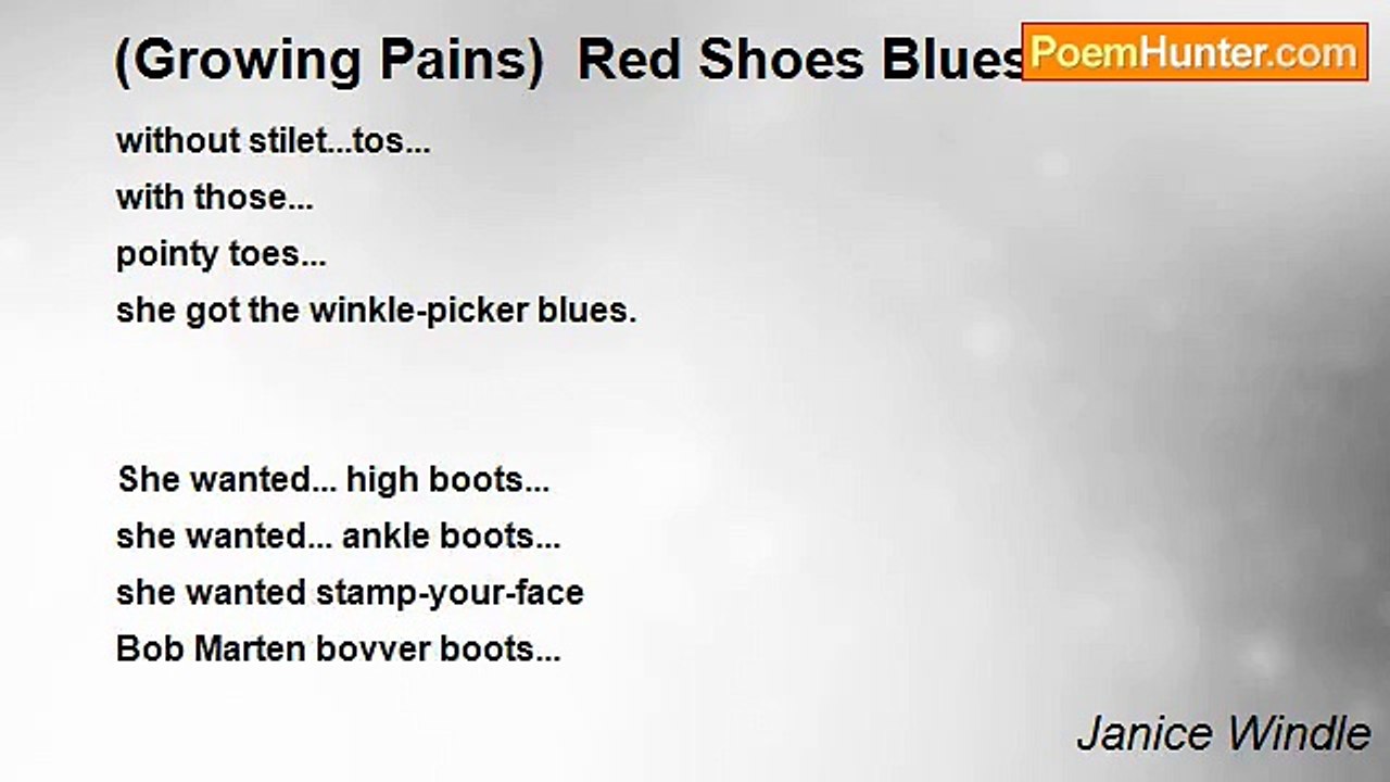 Janice Windle - (Growing Pains)  Red Shoes Blues
