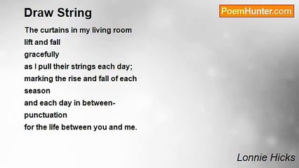 Lonnie Hicks - Draw String