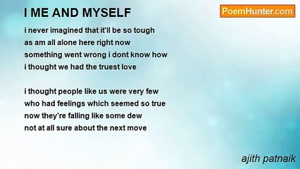 ajith patnaik - I ME AND MYSELF