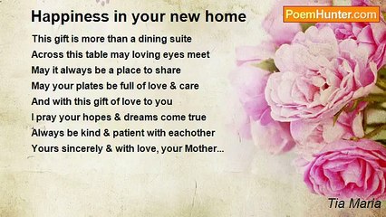 Tia Maria - Happiness in your new home