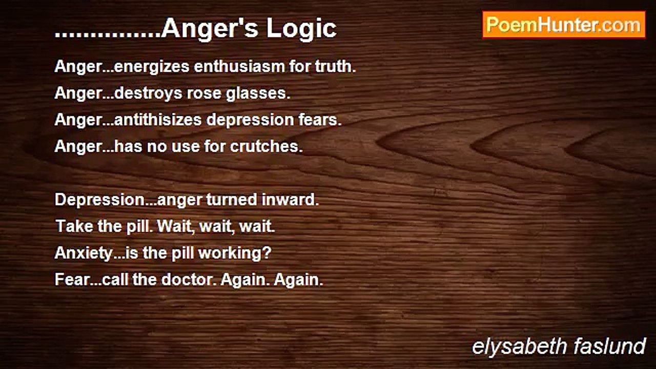elysabeth faslund - ...............Anger's Logic