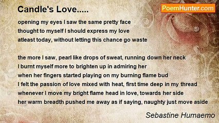 Sebastine Humaemo - Candle's Love.....