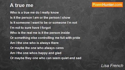 Lisa French - A true me