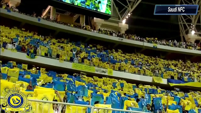 تيفو النصر مع الاهلي - دوري عبداللطيف جميل - الجولة السابعة