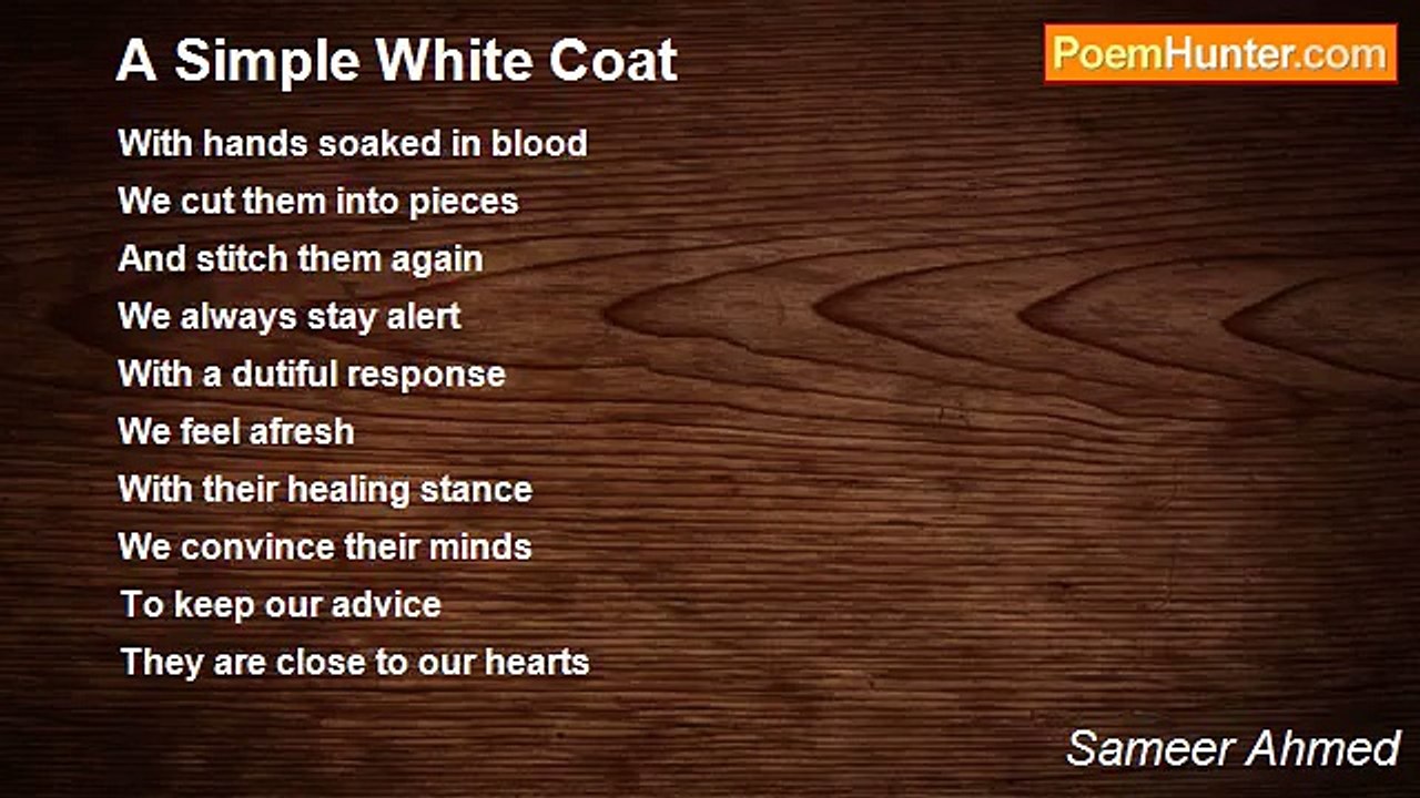 Sameer Ahmed - A Simple White Coat