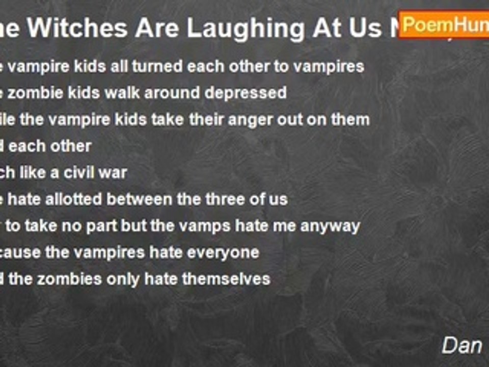 Dan Walters - The Witches Are Laughing At Us No...