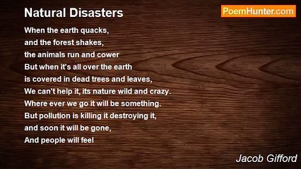 Jacob Gifford - Natural Disasters