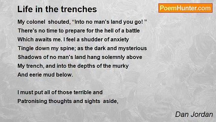 Dan Jordan - Life in the trenches