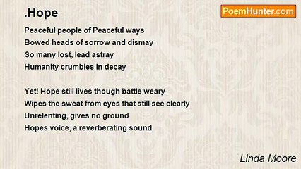 Linda Moore - .Hope