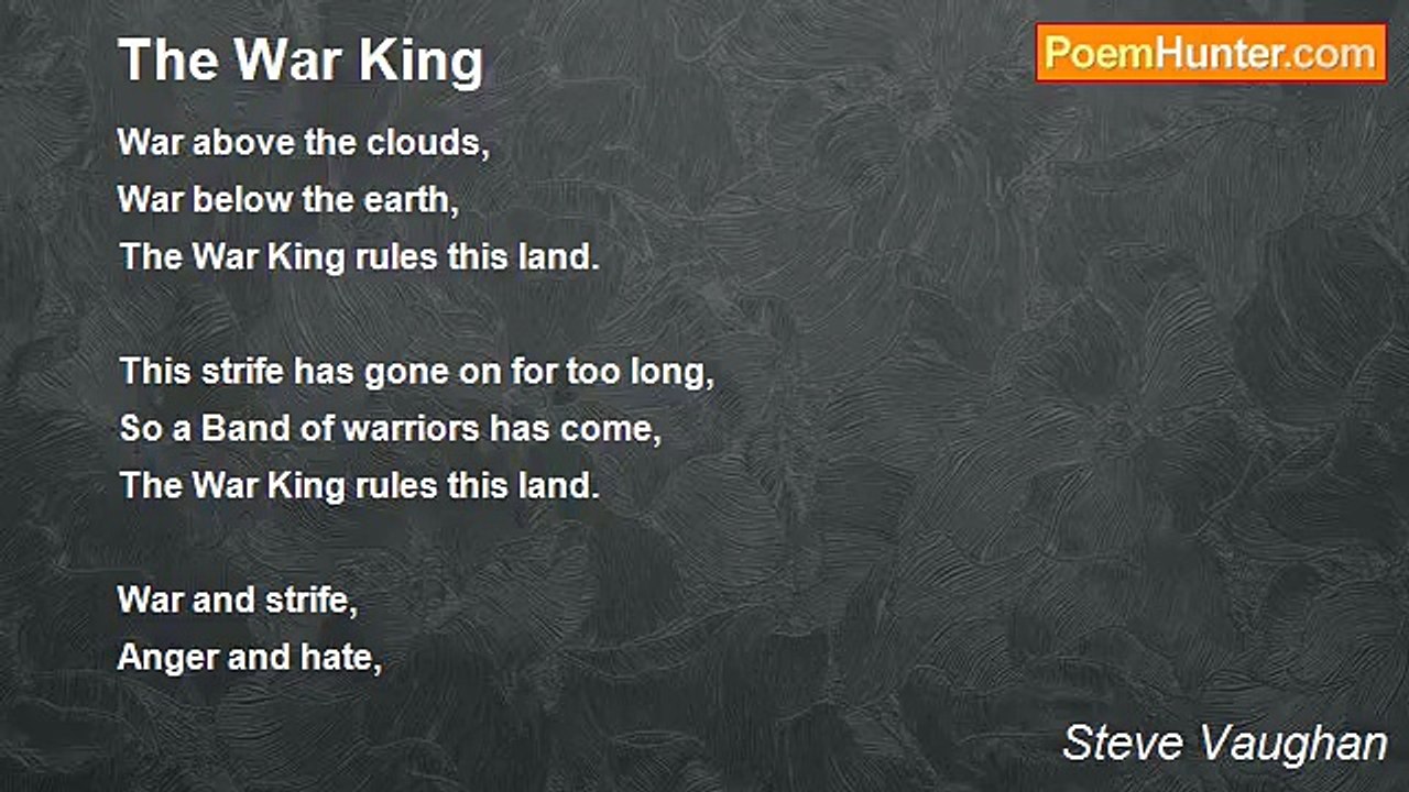 Steve Vaughan - The War King