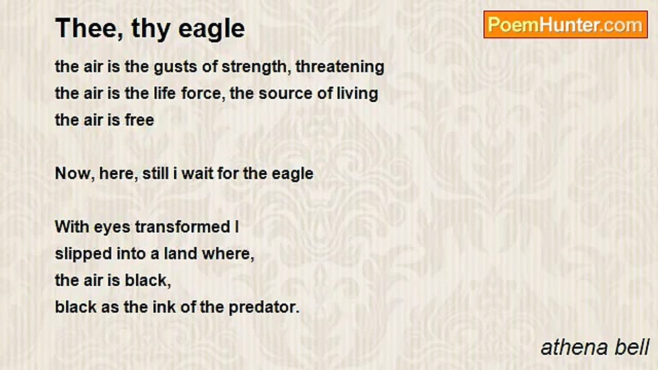 athena bell - Thee, thy eagle