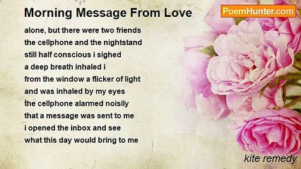 kite remedy - Morning Message From Love