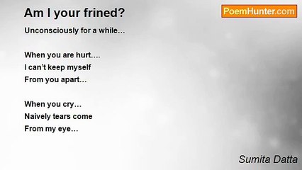 Sumita Datta - Am I your frined?