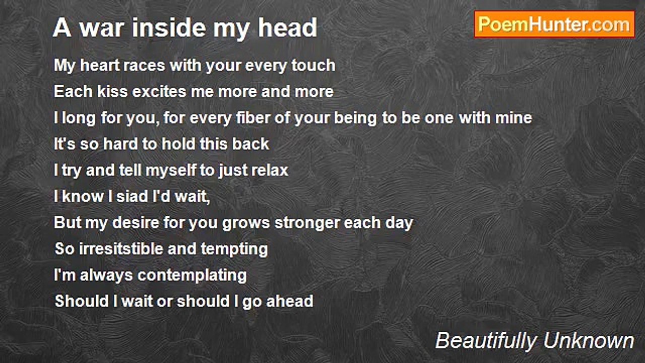 Beautifully Unknown - A war inside my head