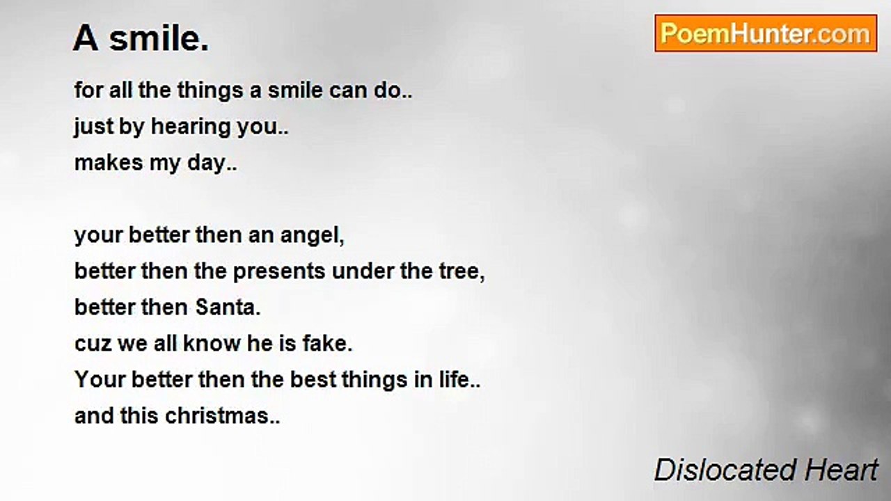 Dislocated Heart - A smile.
