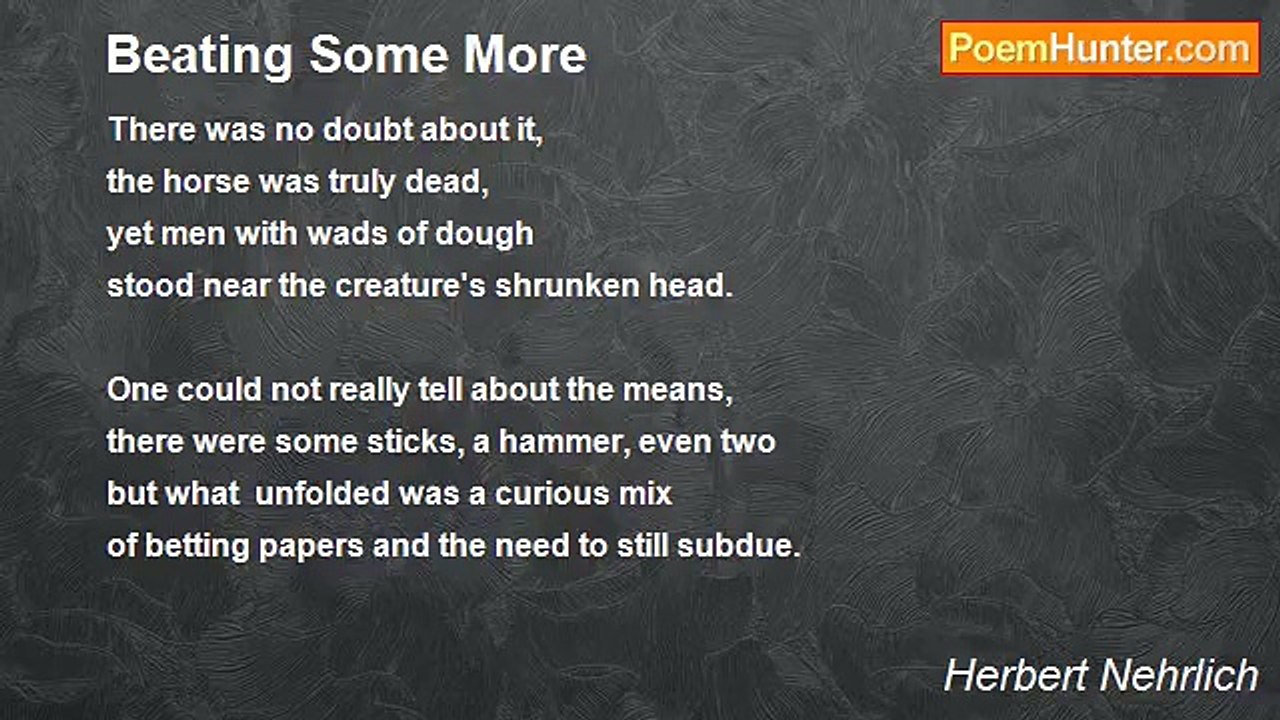 Herbert Nehrlich - Beating Some More