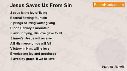 Hazel Smith - Jesus Saves Us From Sin