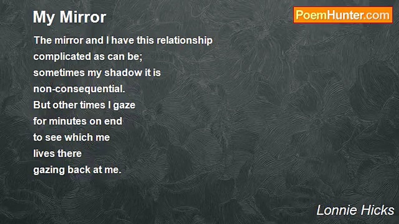 Lonnie Hicks - My Mirror