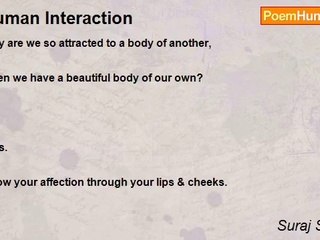 Suraj Samtani - Human Interaction