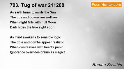 Raman Savithiri - 793. Tug of war 211208