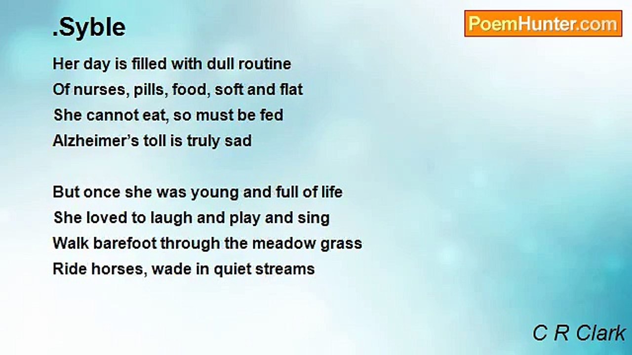 C R Clark - .Syble