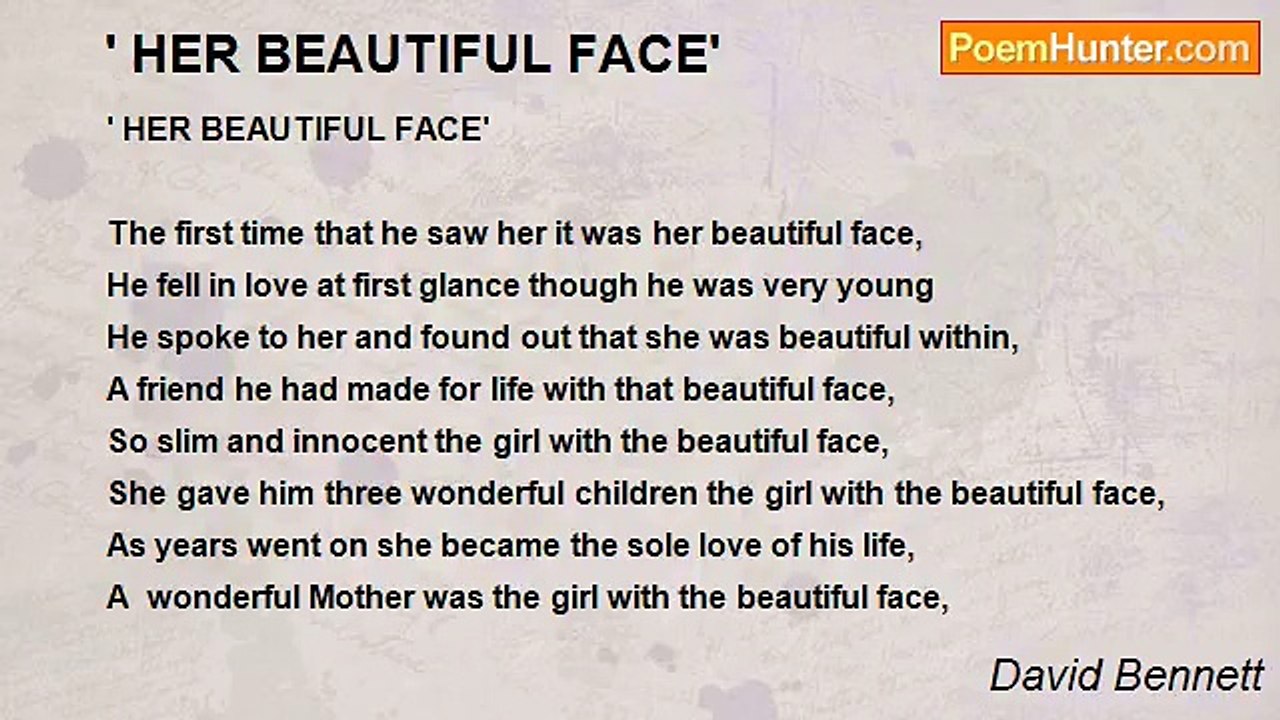 David Bennett - ' HER BEAUTIFUL FACE'