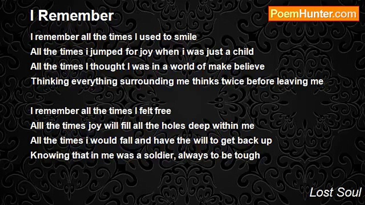 Lost Soul - I Remember