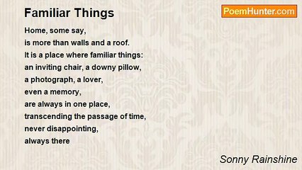 Sonny Rainshine - Familiar Things