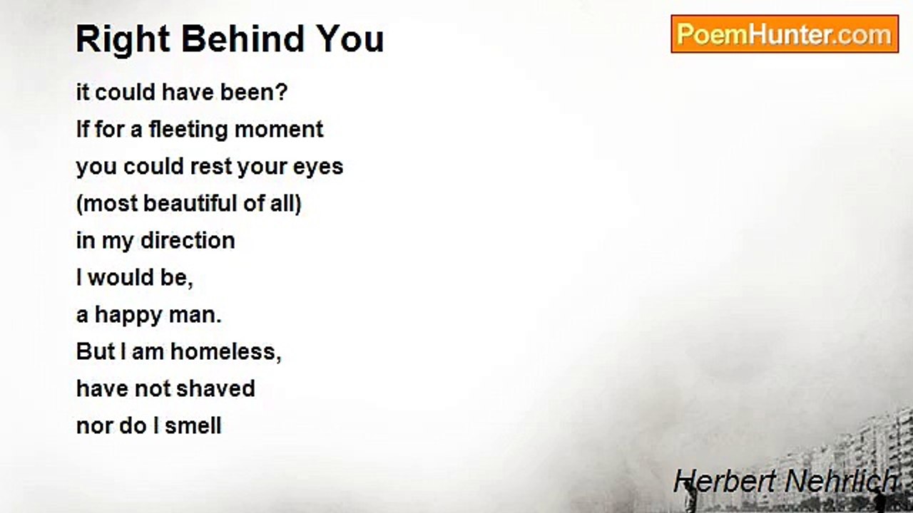 Herbert Nehrlich - Right Behind You