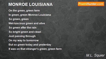 M.L. Squier - MONROE LOUISIANA