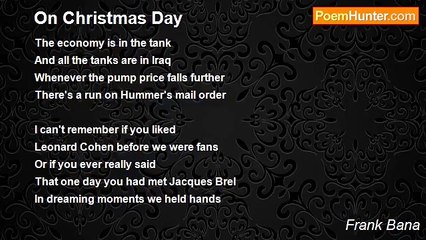Frank Bana - On Christmas Day