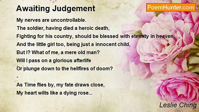 Leslie Ching - Awaiting Judgement