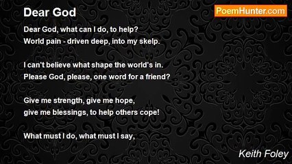 Keith Foley - Dear God